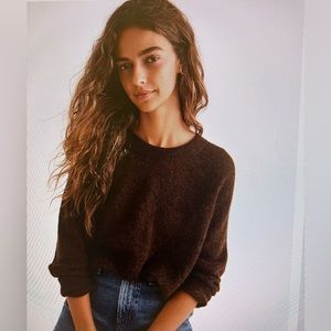 Madewell Elliston Crop Pullover Sweater Size M